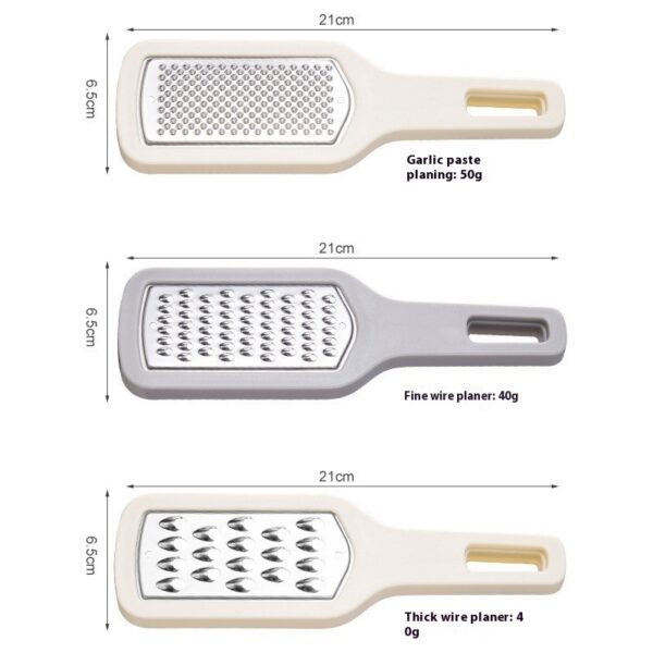 3 In 1 Cheese Grater Portable Handheld Stainless Steel Vegetable Grater Kitchen Tools Efficient Food Graters Home Kitchen Gadgets - Image 4