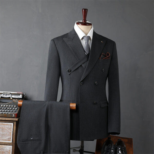 Men's Double Breasted Suit Business - Image 10