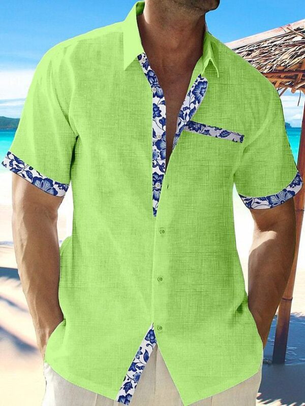 Men's Summer Vacation Seaside Casual Shirts - Image 4