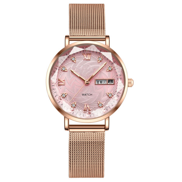 Women's Fashion Simple Waterproof Luminous Quartz Watch - Image 8