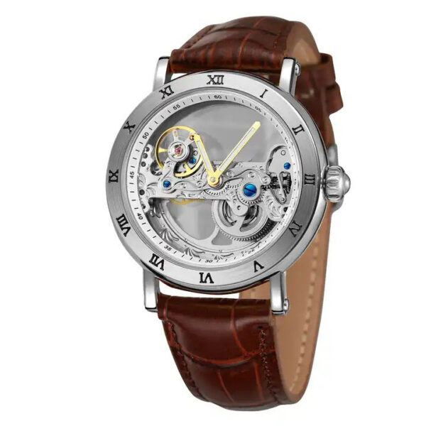 Fashion Double-sided Hollow Movement Automatic Mechanical Watch - Image 5