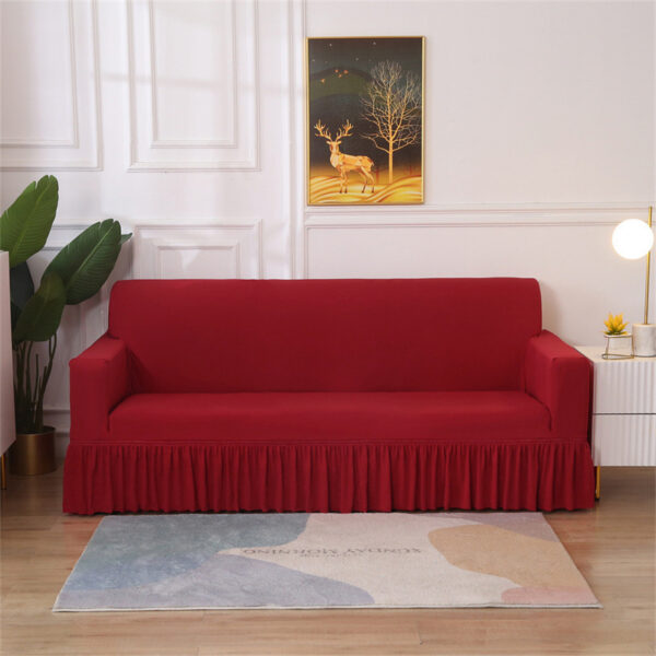 Pure Color Simple Modern Four Seasons Universal Sofa Cover - Image 3