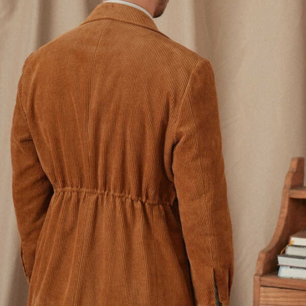 Retro Corduroy Slim-fit Safari Cotton Gentry Jacket - Image 2