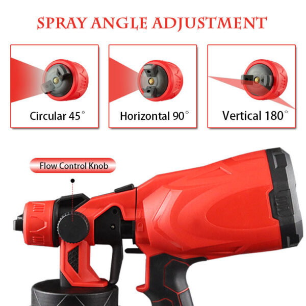 Electric Spray Gun High Pressure Automatic Apray Paint Portable Handheld Paint Watering Spray Gun - Image 5