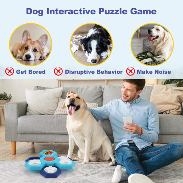 4 Layers Slow Feeder Puzzle Dog Bowls Assemble Slow Eating Bowl For Dogs Non-slip Interactive Dog Puzzle Game Slow Bowl Pet Products - Image 5