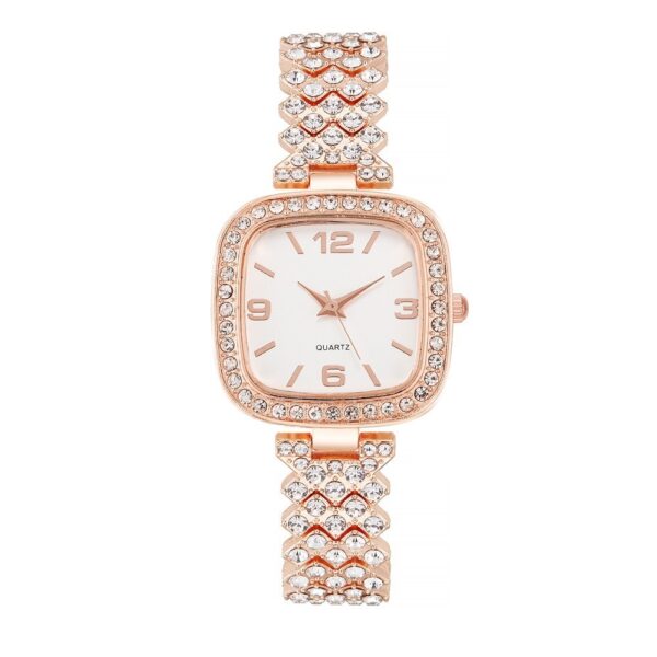 Women's Diamond Watch Bracelet Two-piece Set - Image 4