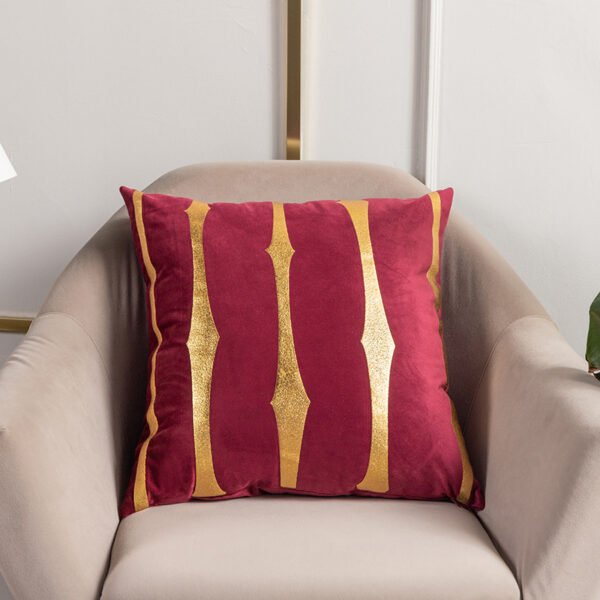 Living Room Stripe Printed Throw Pillow Cushion Cover - Image 5