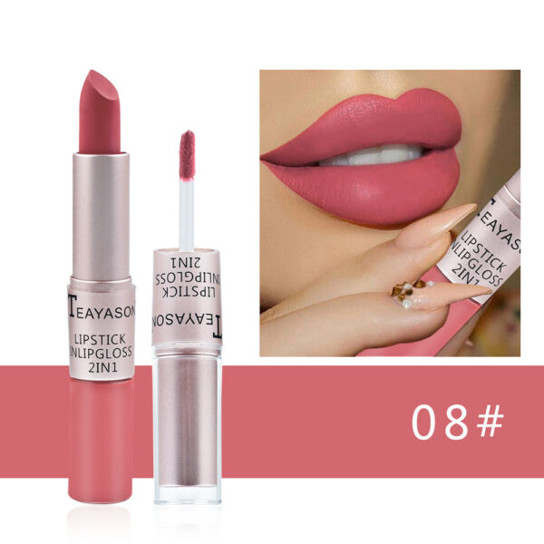 Double-ended Non-stick Cup Matte Matte Lip Gloss - Image 10