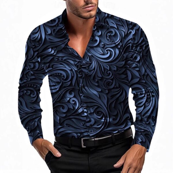 Cool Fashion Vintage Printed Shirt Hawaiian Shirt Men's Summer Shirt - Image 6