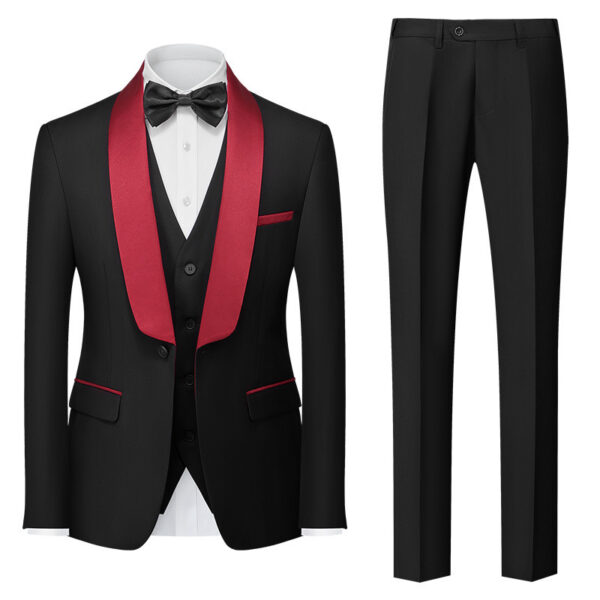 New Men's Three-piece Suit - Image 4