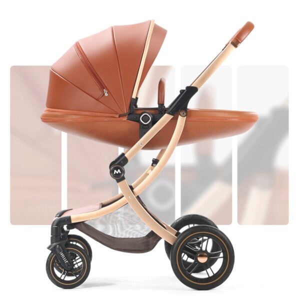 New Luxury Baby Stroller Carriage With Car Seat - Image 7