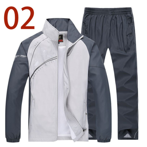 Casual Sports Couple Suit Long Sleeve School Uniform - Image 3