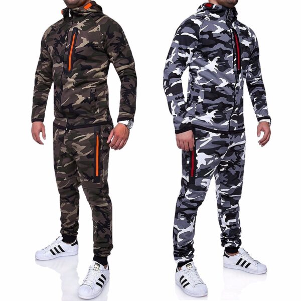 Hoodies camouflage sports suit - Image 2