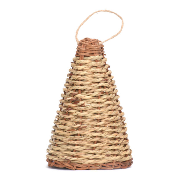 Creative Flat Bottomed Grass Woven Bird's Nest Horticultural Decoration - Image 5