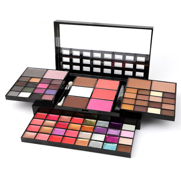 74 Colors Makeup Set Lip Gloss Blush Eyeshadow Highlight Combination Plate Wholesale Makeup Set - Image 8