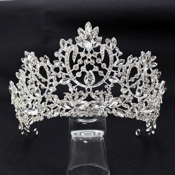 Flower Horse Eye Atmospheric Bride Crown Photography Birthday Show Tiara - Image 4