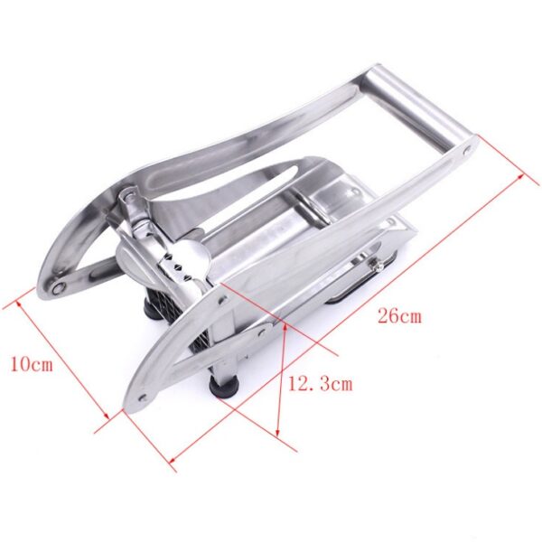 kitchen gadgets 2 Blades Potato Cutter Chopper Stainless French Fries Slicer for kitchen cortador de vegetales Home Kitchen Tool - Image 5