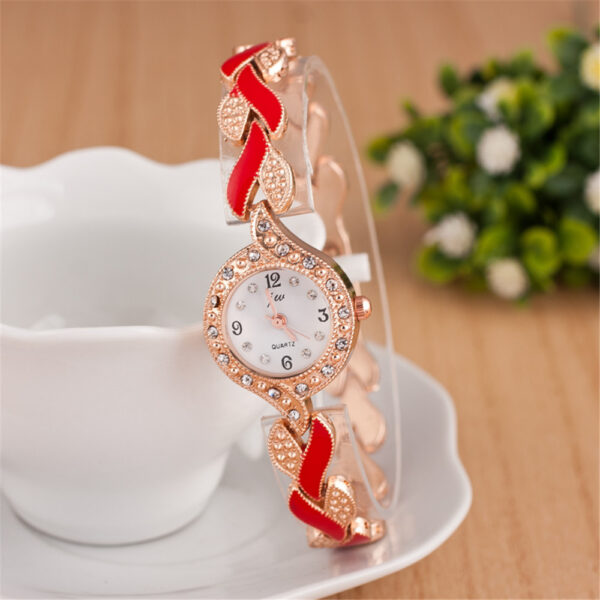 Fashionable All-match Women's Love Strap Diamond Watch - Image 3