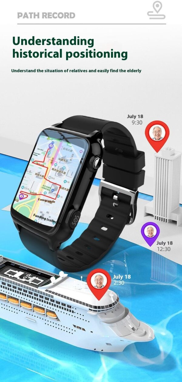 Elderly 4G All Netcom Smart Positioning Anti-Lost Watch - Image 4