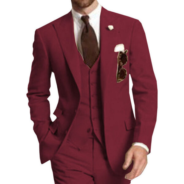 Wedding Banquet Plus Size Cross-border Suit Men - Image 4