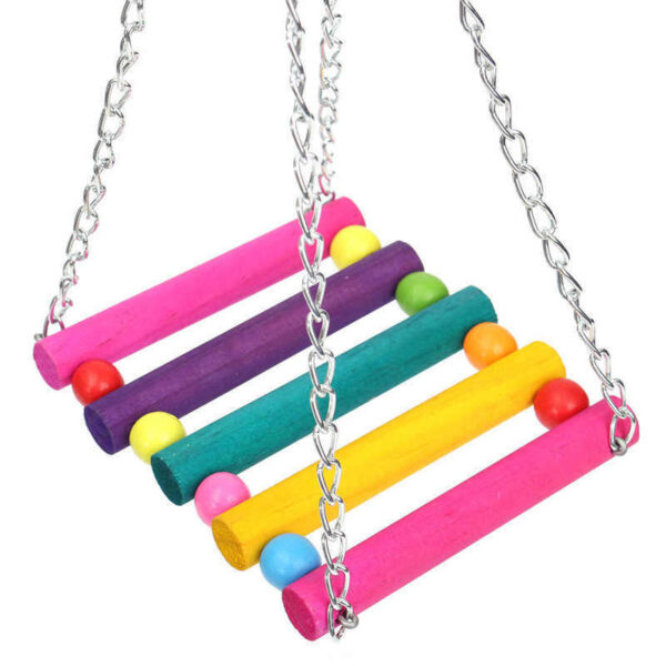 Colorful suspension bridge swing stand bar stand peony - Image 4