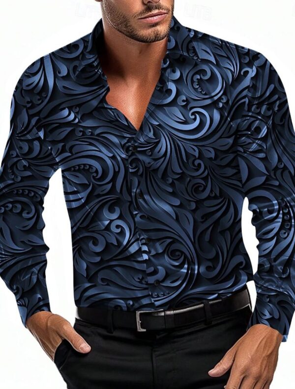 Cool Fashion Vintage Printed Shirt Hawaiian Shirt Men's Summer Shirt - Image 4