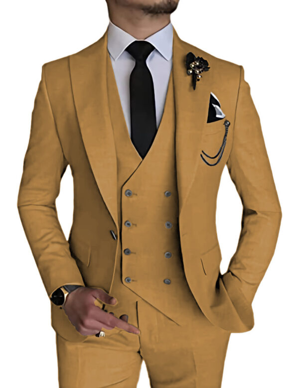 Business Casual Men's Three-piece Suit - Image 9