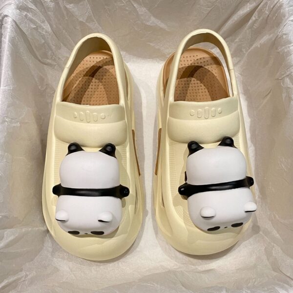 Cute Slipper With Panda Lamp Summer Sandales Femme Light Funny Woman Slippers Shoes Women - Image 7