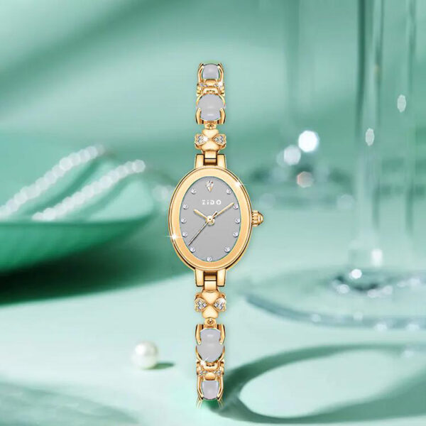 Simple Fashion Temperament Entry Lux Quartz Diamond Waterproof Women's Wrist Watch - Image 2