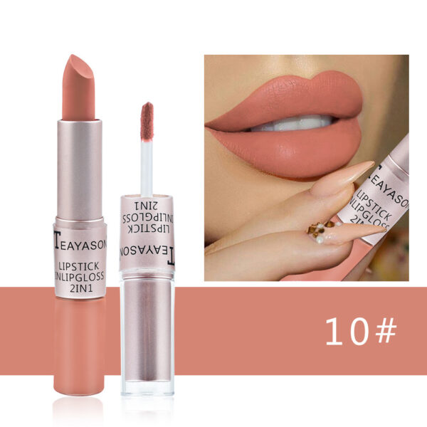 Double-ended Non-stick Cup Matte Matte Lip Gloss - Image 4