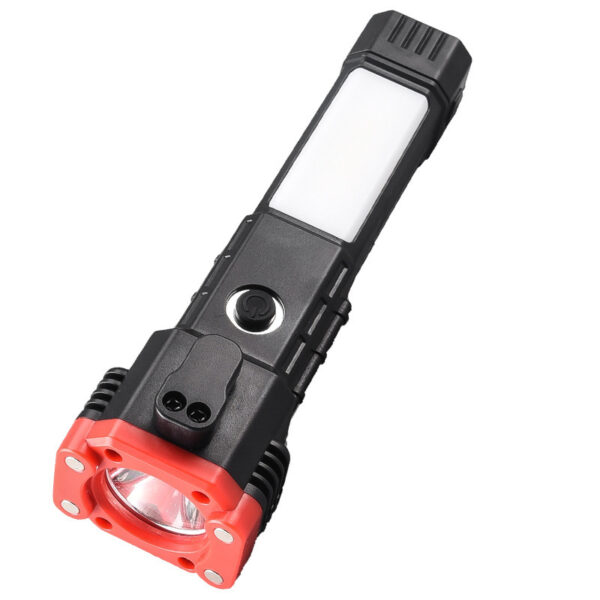 Car Safety Hammer Multifunctional Charging Power Work Light Emergency Fire Self-rescue Breaking Window Self-defense Flashlight - Image 5