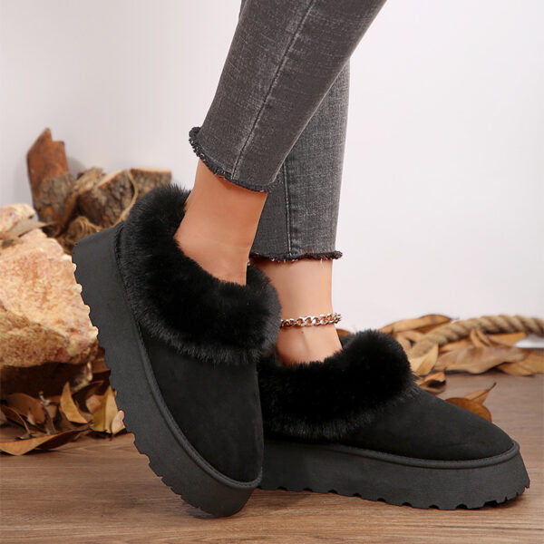 Women's Winter Indoor And Outdoor Home Cotton Boots - Image 5