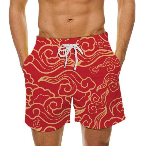 Sports Casual Surfing Printed Beach Pants