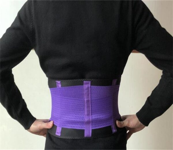 Waist Trimmer Belt Body Shaper Abdominal Trainer Weight Loss Fat Burning Straps - Image 6