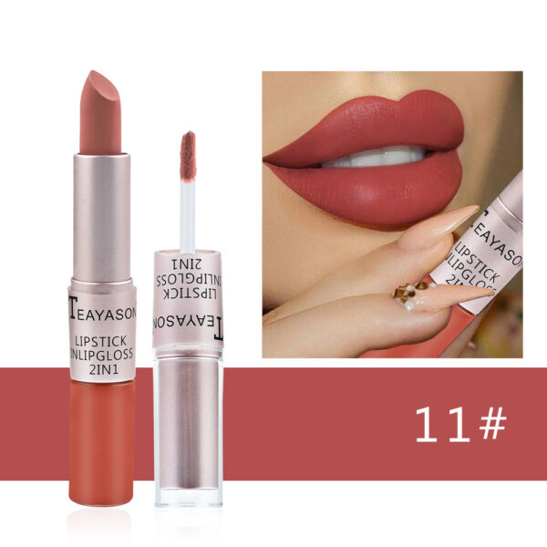 Double-ended Non-stick Cup Matte Matte Lip Gloss - Image 8