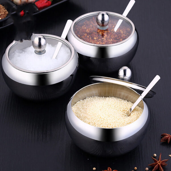 Kitchen Stainless Steel Seasoning Pot Kitchen Utensils - Image 3