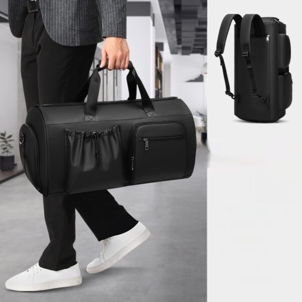 High Quality Waterproof Suit Bag For Men Large Capacity Travel Bag With Shoe Compartment Dry And Wet Separation Travel Organizer - Image 7