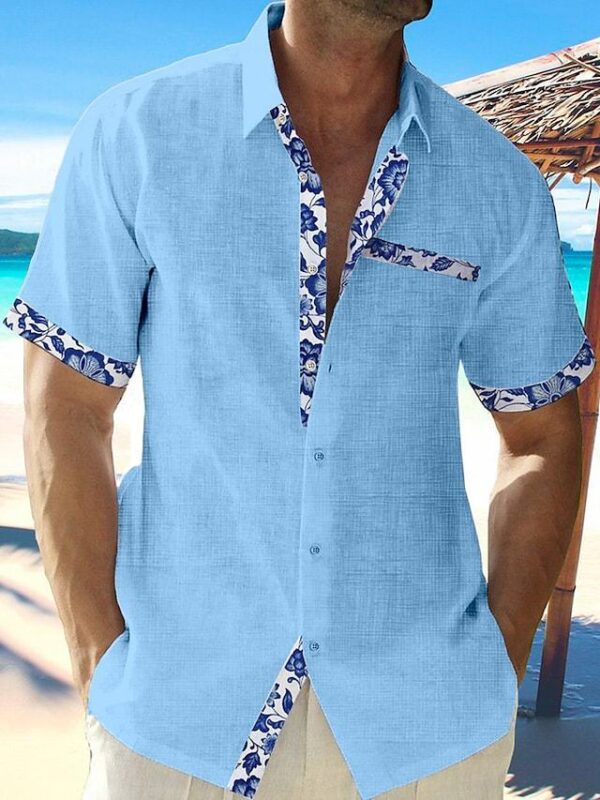 Men's Summer Vacation Seaside Casual Shirts - Image 5