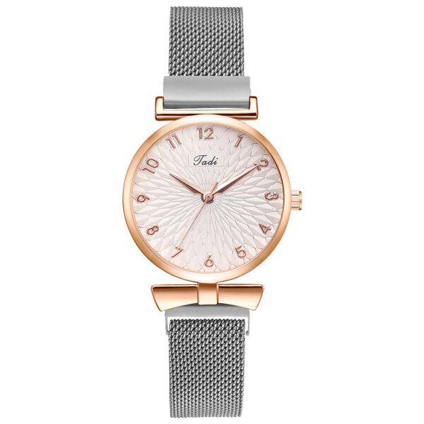 Fashion Mesh Strap Ladies Quartz Watch - Image 3