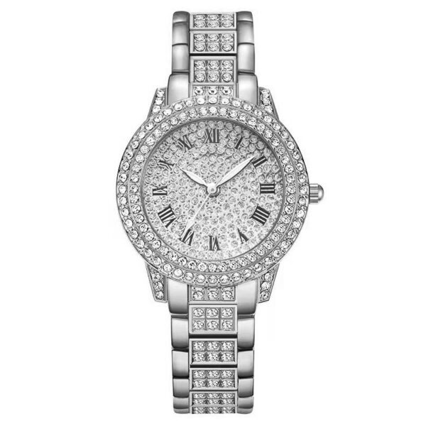 Women's Diamond Fashion Roman Quartz Watch Five-piece Set - Image 4