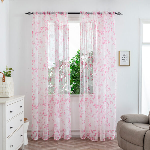 Mesh Curtains Bedroom Light Transmission Decorative Curtain - Image 7