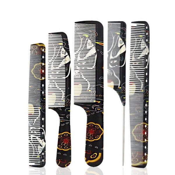 Japanese Style Graffiti Hairdressing Flat Comb - Image 2