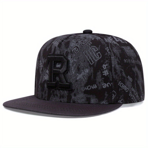 European And American R Letter Embroidery Fashion Street Hip Hop Hat - Image 6