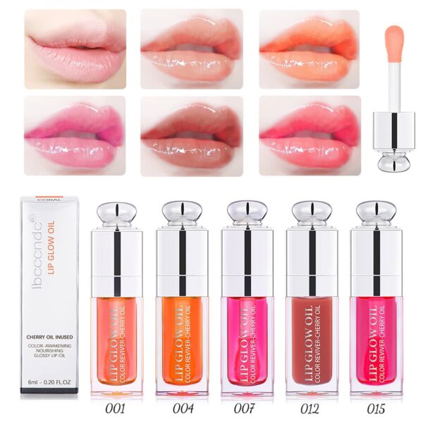 Ibcccndc Lip Gloss Lipstick Moisturizing And Nourishing Lip Lacquer Transparent Toot Lip Gloss - Image 7