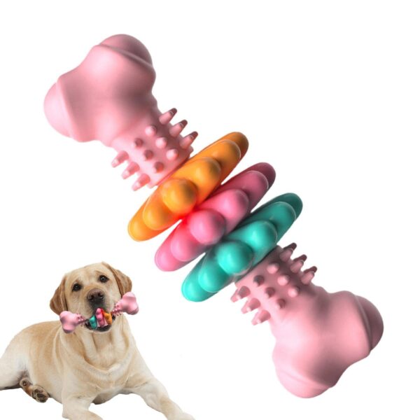 Dog Chew Toy Dog Bone Type  Dogs Teeth Cleaning Toys Indestructible TPR Bone Chewing Bite Resistant Teething Toys  Pet Products - Image 7