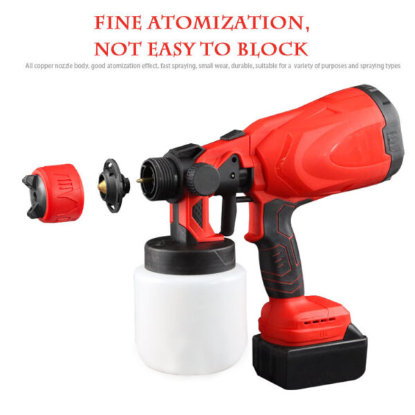 Electric Spray Gun High Pressure Automatic Apray Paint Portable Handheld Paint Watering Spray Gun - Image 6