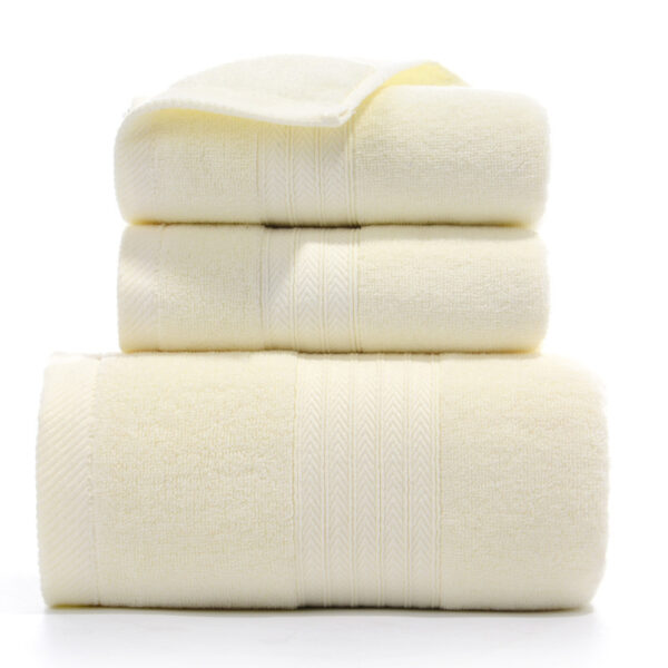 Pure Cotton Towels Three-piece With Hand Bath Towel Class - Image 4