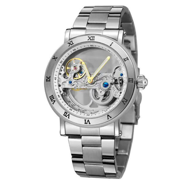 Fashion Double-sided Hollow Movement Automatic Mechanical Watch - Image 3