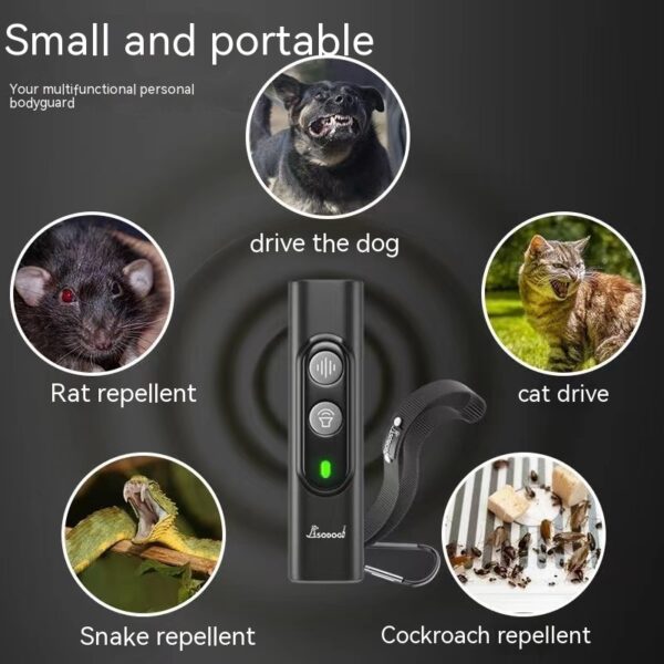 High Power Portable Ultrasonic Dog Repellent Device - Image 4