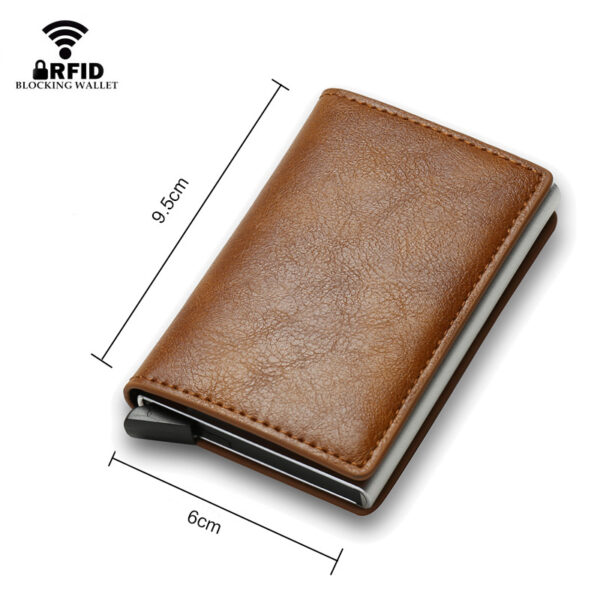 Credit Card Holder Smart Minimalist Wallet Pocket Men Women Slim Cardholder Bank Secure Creditcard Case - Image 6